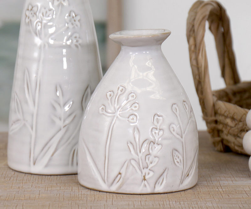 Short Heathcote Ceramic Bud Vase
