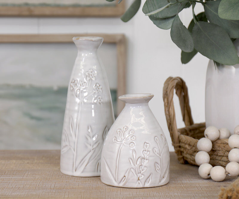 Short Heathcote Ceramic Bud Vase