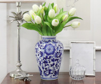 Chelsea Blue & White Vase