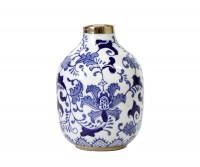 Fortuna Blue & White Bud Vase