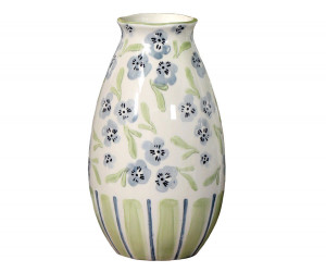 Isobel Blue Floral Vase