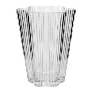 Figaro Fluted Glass Vase, decorative tableware