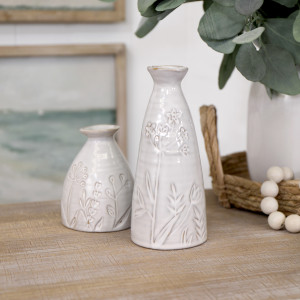 Tall Heathcote Ceramic Bud Vase