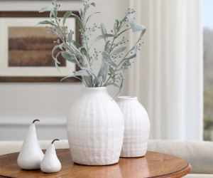 Large Lisbon White Vase