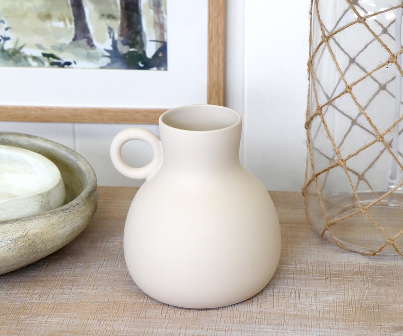 Elka Jug Vase - Sand