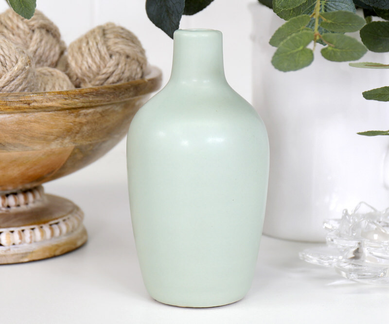 Orton Green Bud Vase - Tall