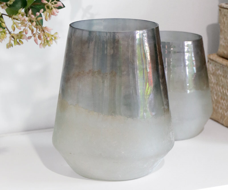 Nouvel Ombre Frosted Glass Vase - Large