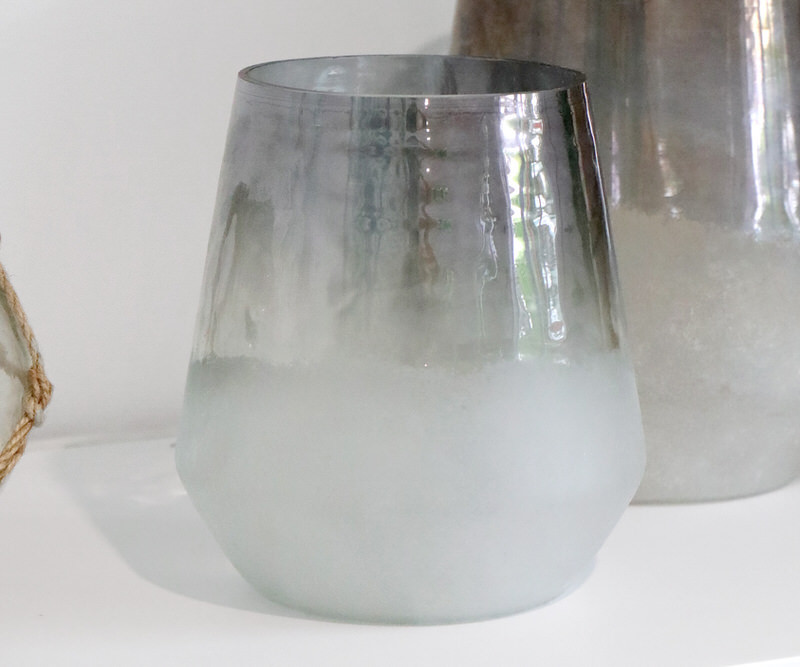 Nouvel Ombre Frosted Glass Vase - Small
