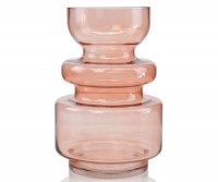 Cornelia Peach Glass Vase