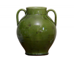 Small Salvada Green Urn Vas