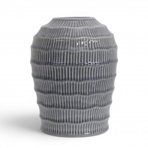 Rockpool Soft Blue Vase, a decorative vessel for flowers or tabletop styling