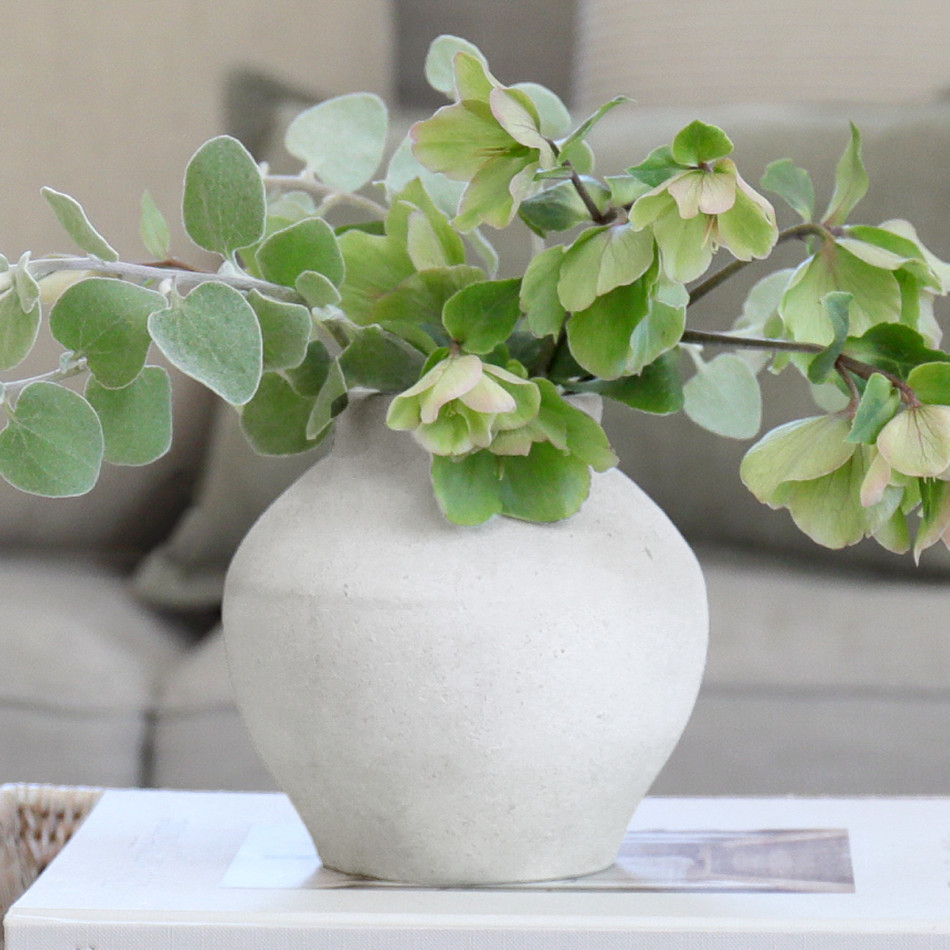 Small Dune Coast Vase, decorative planter or flower display