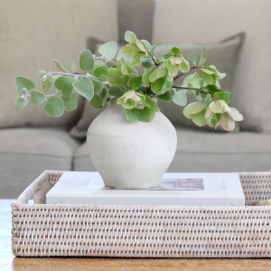 Small Dune Coast Vase, designed as a sculptural vase for shelf, console or table styling