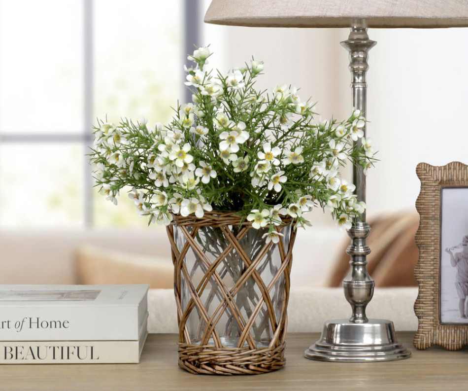 Morning Pearl Wax Flower Spray