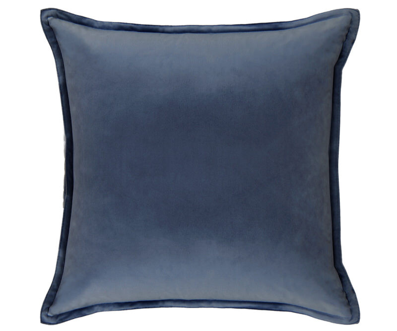 Petrol Blue Velvet Cushion