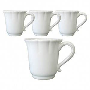 Set 4 Vienna Mugs, a drinkware piece for serving and tabletop use