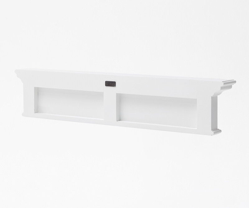 Halifax White 6 Hook Coat Rack