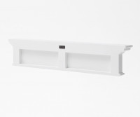 Halifax White 6 Hook Coat Rack