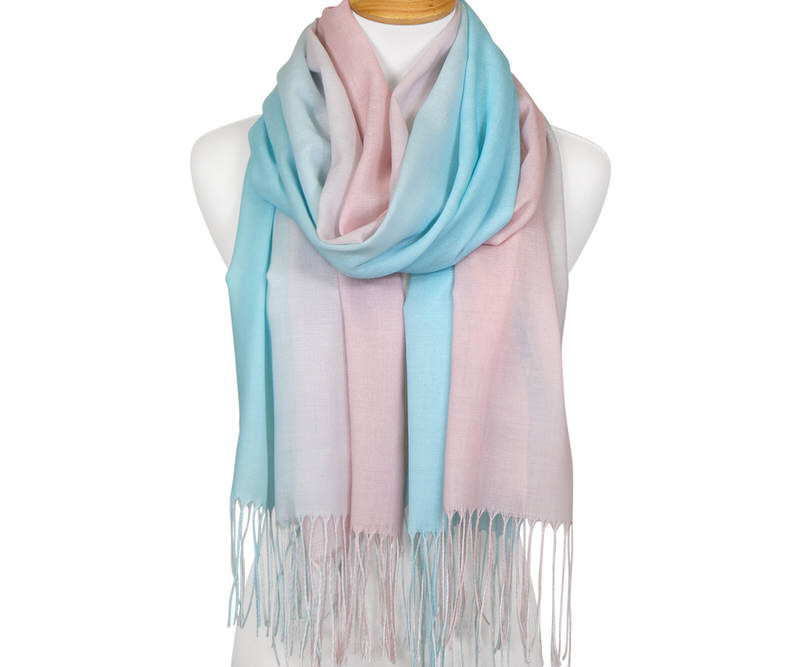 Dreamer Pink & Blue Ombre Scarf