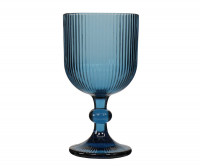 Set 4 Brittany Blue Wine Glasses