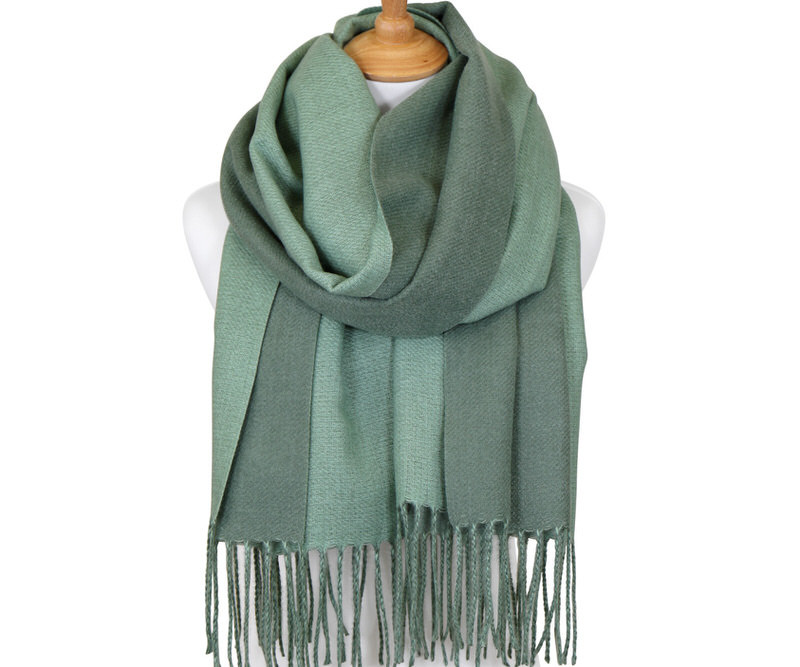 Renzo 2-Tone Green Winter Scarf