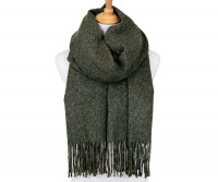 Cassano Moss Green Winter Scarf
