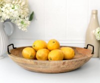 Large Amara Mango Wood Bowl With Handles