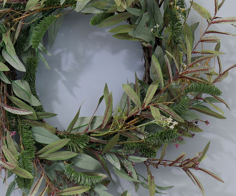 Heathcote Eucalypt & Pine Wreath - 55cm